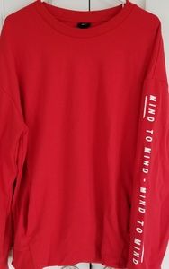 H&M Red Sweatshirt